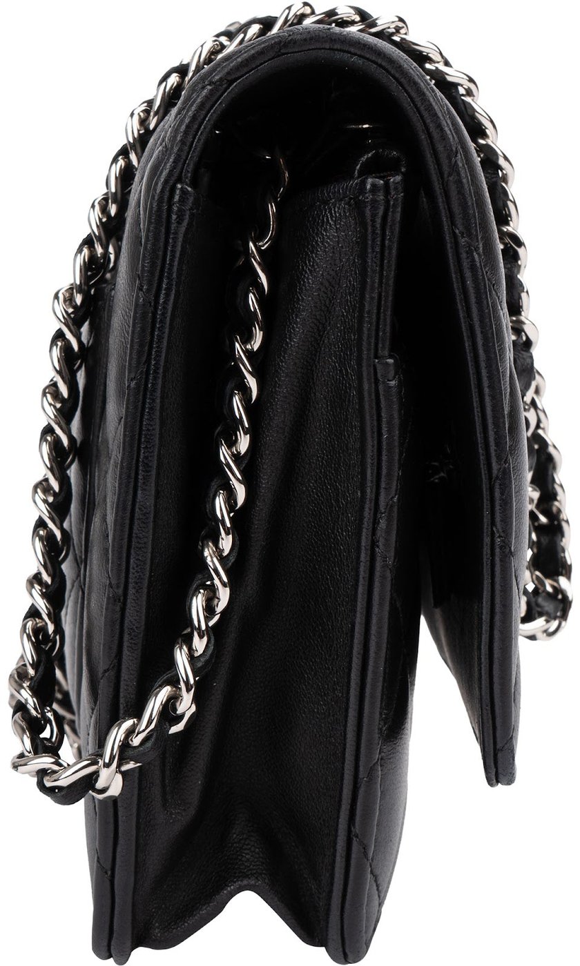 Chanel Quilted Lambskin Wallet On Chain Crossbody Bag
