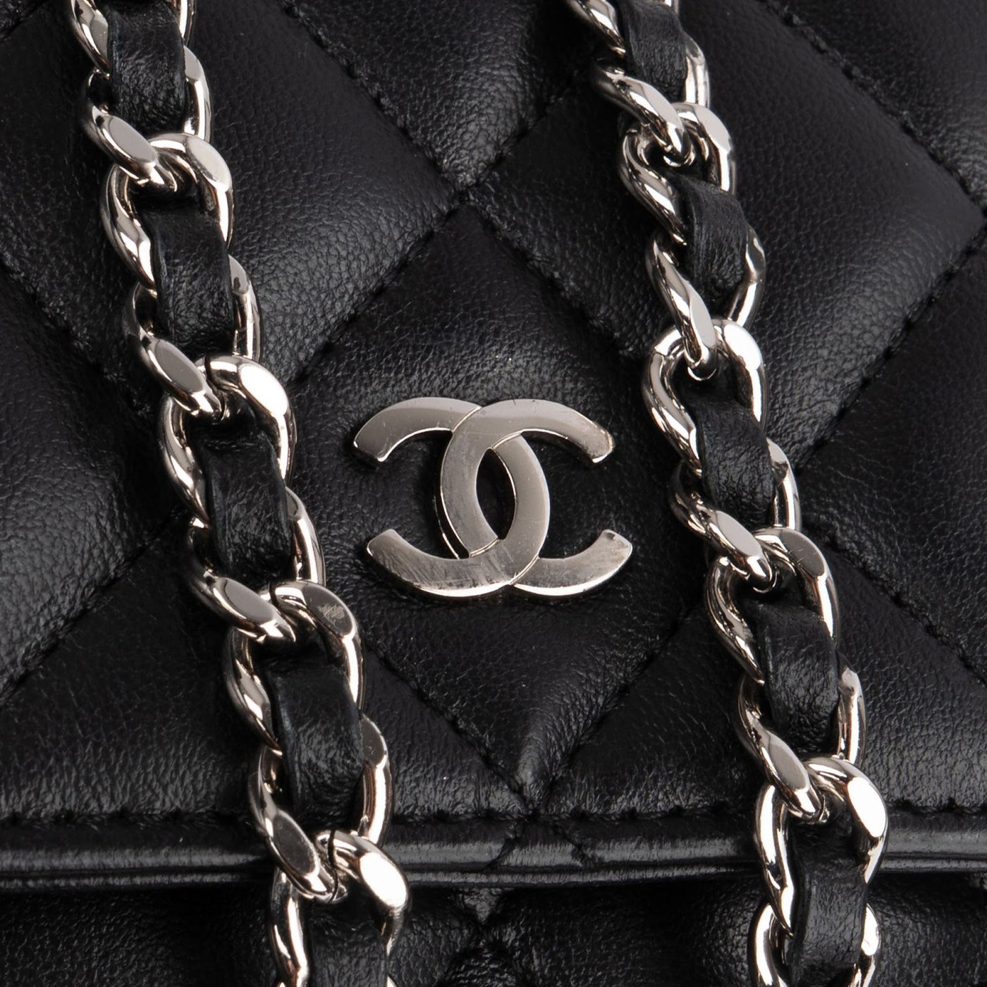 Chanel Quilted Lambskin Wallet On Chain Crossbody Bag