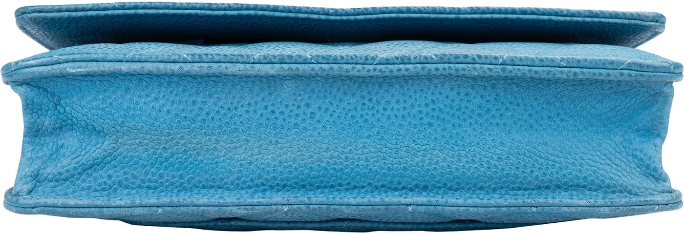 Chanel Quilted Caviar Leather Wallet On Chain Crossbody Bag