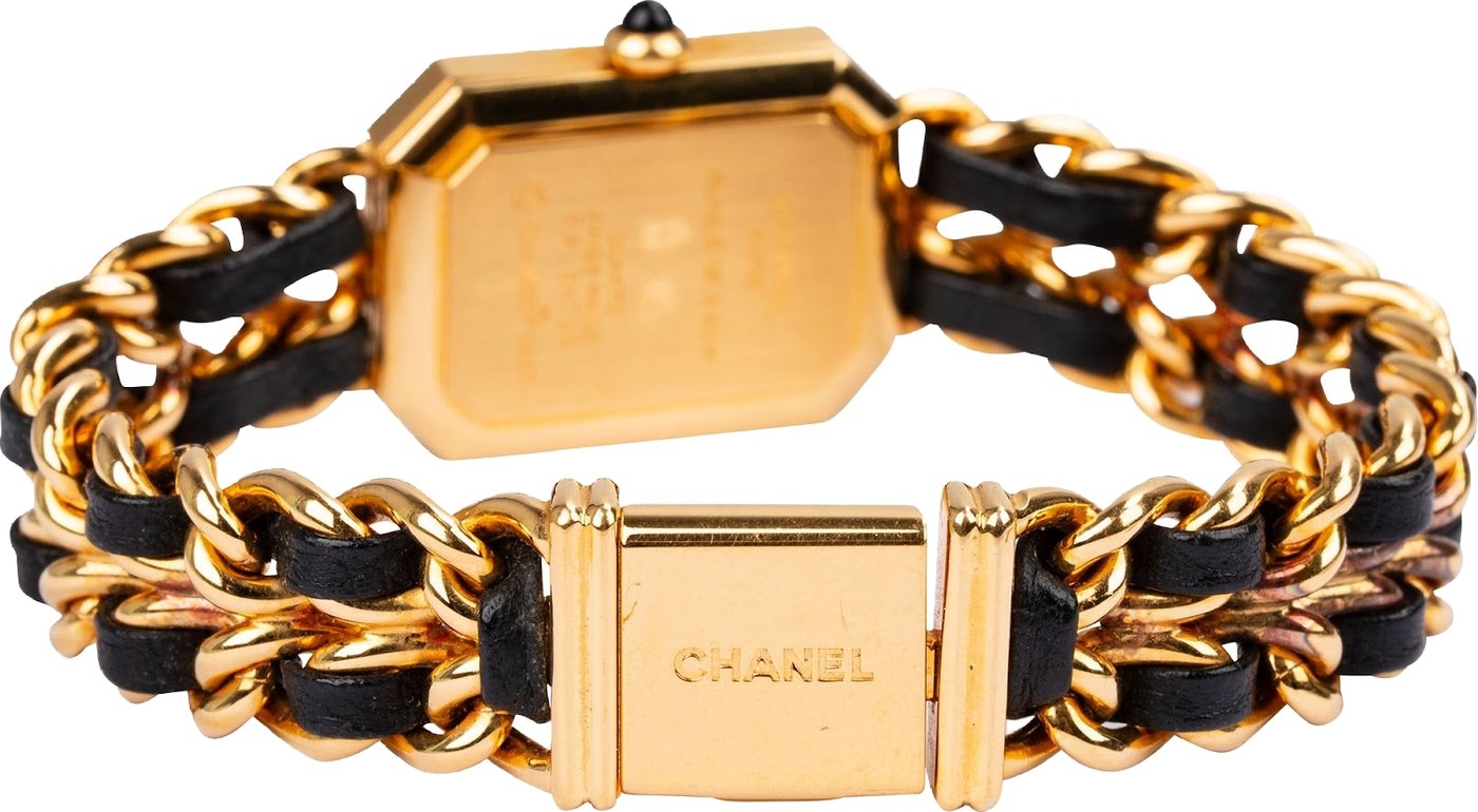 Chanel Gold Tone Première H0001 Woman Watch (L)