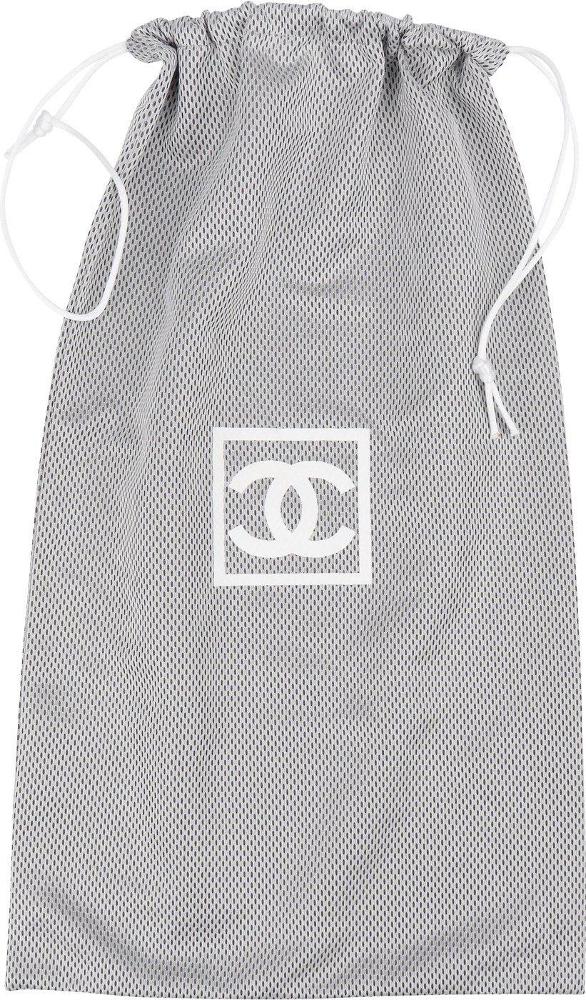 Chanel Sport Line Mesh Pouch Drawstring Bag Staubbeutel