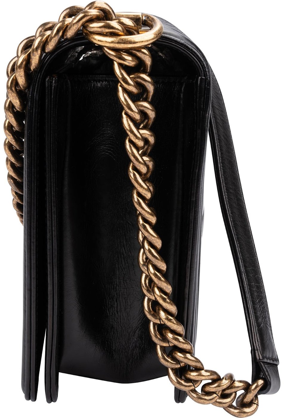 Chanel Quilted Crinkled Calfskin Limited "A Tale from Paris to Salzburg" Large Boy Crossbody Bag