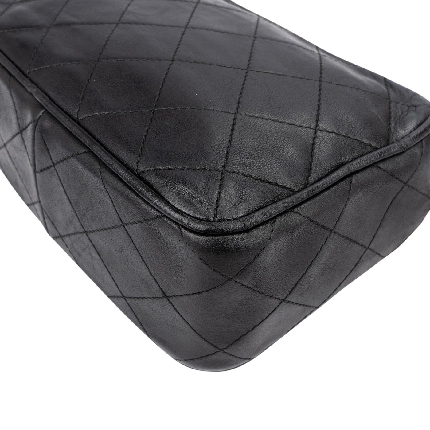 Chanel Quilted Lambskin Tassel Camera Crossbody Bag