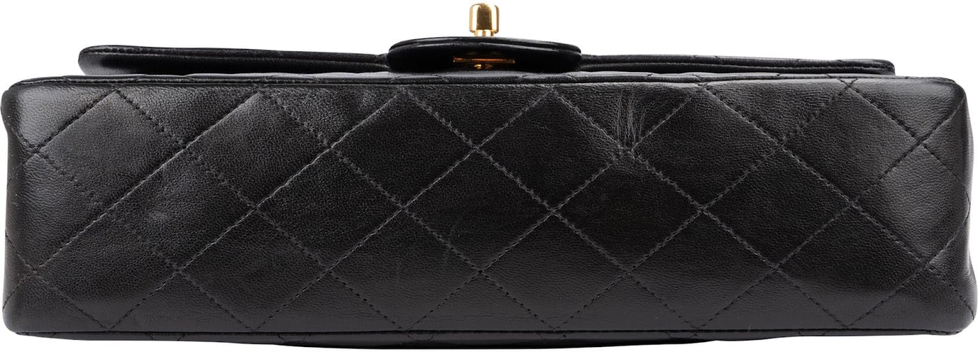 Chanel Quilted Lambskin 24K Gold Medium Double Flap Shoulder Bag