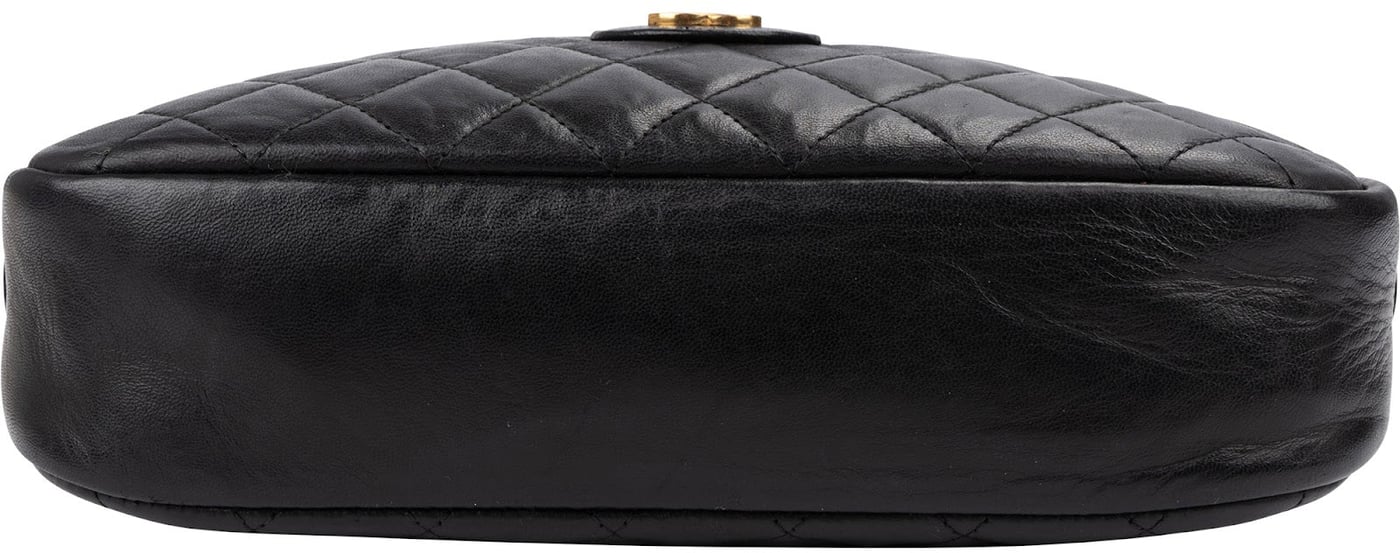 Chanel Quilted Lambskin Vintage Camera Crossbody Bag