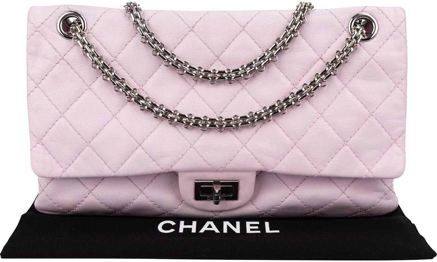 Chanel Quilted Aged Calfskin Palladium 2.55 Reissue Double Flap Crossbody Bag