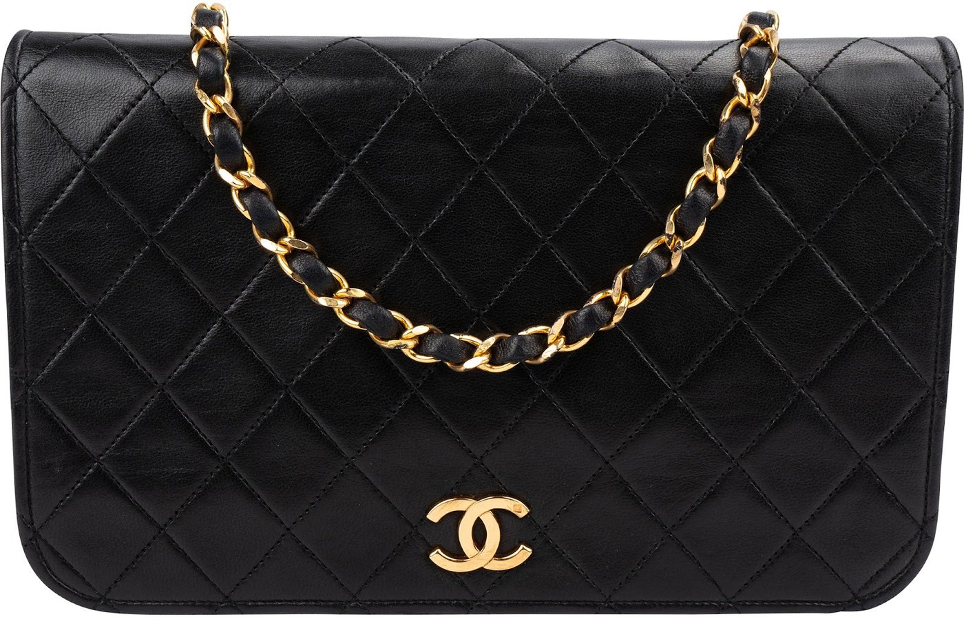 Chanel Quilted Lambskin 24K Gold Single Flap Shoulder Bag