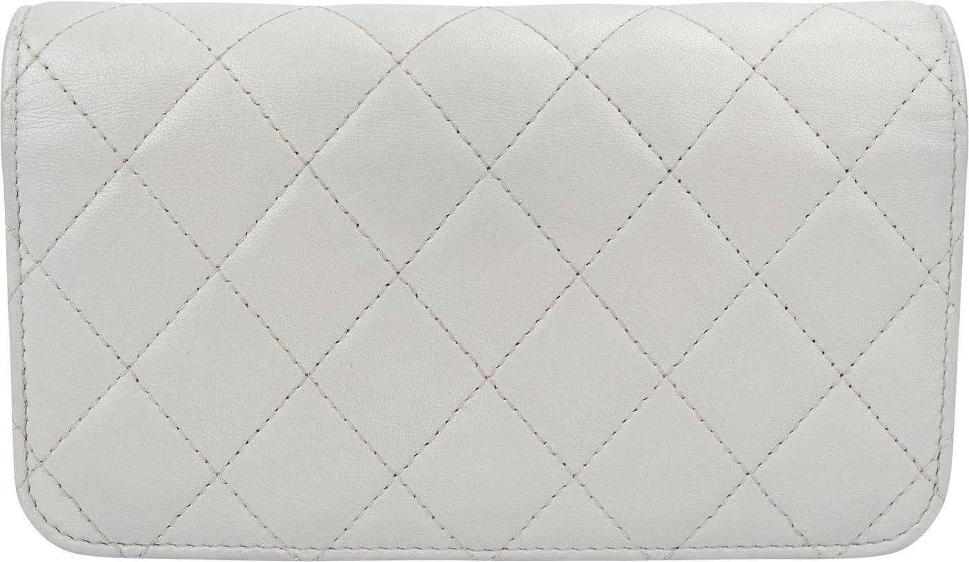 Chanel Quilted Lambskin Mini Adjustable Wallet On Chain Crossbody Bag