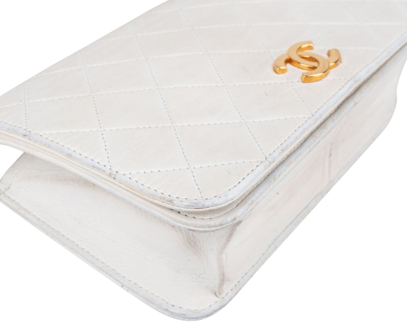 Chanel Quilted Lambskin 24K Gold Mini Crossbody Bag