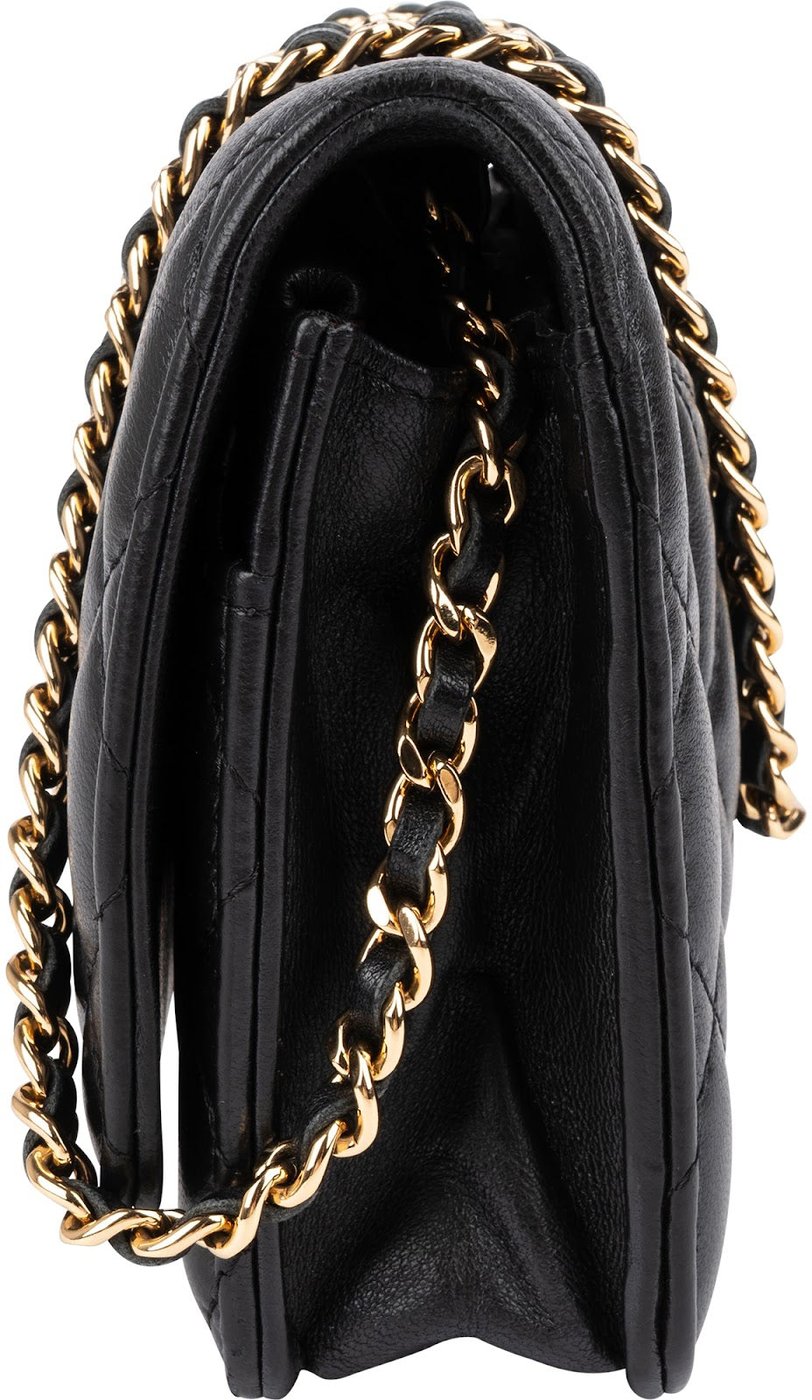 Chanel Quilted Lambskin Wallet on Chain Crossbody Bag