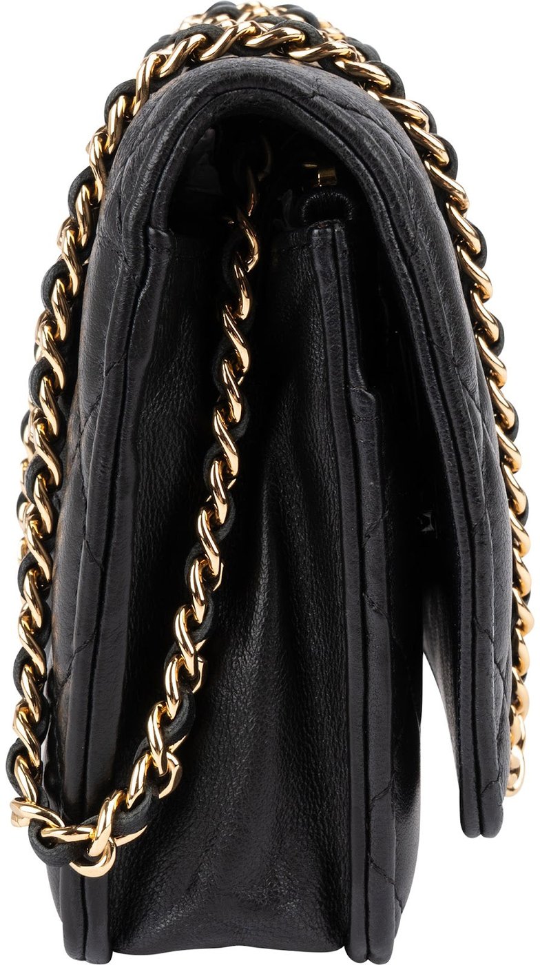 Chanel Quilted Lambskin Wallet on Chain Crossbody Bag