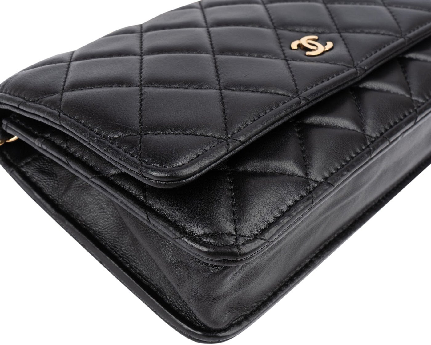 Chanel Quilted Lambskin Wallet on Chain Crossbody Bag
