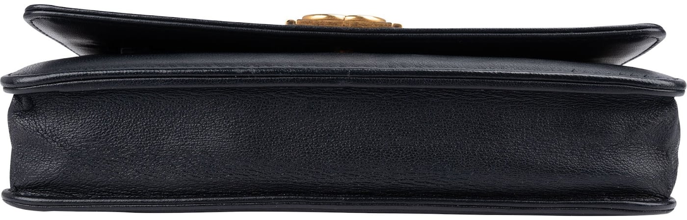Chanel Leather Green Stitching BoyWallet On Chain Crossbody Bag
