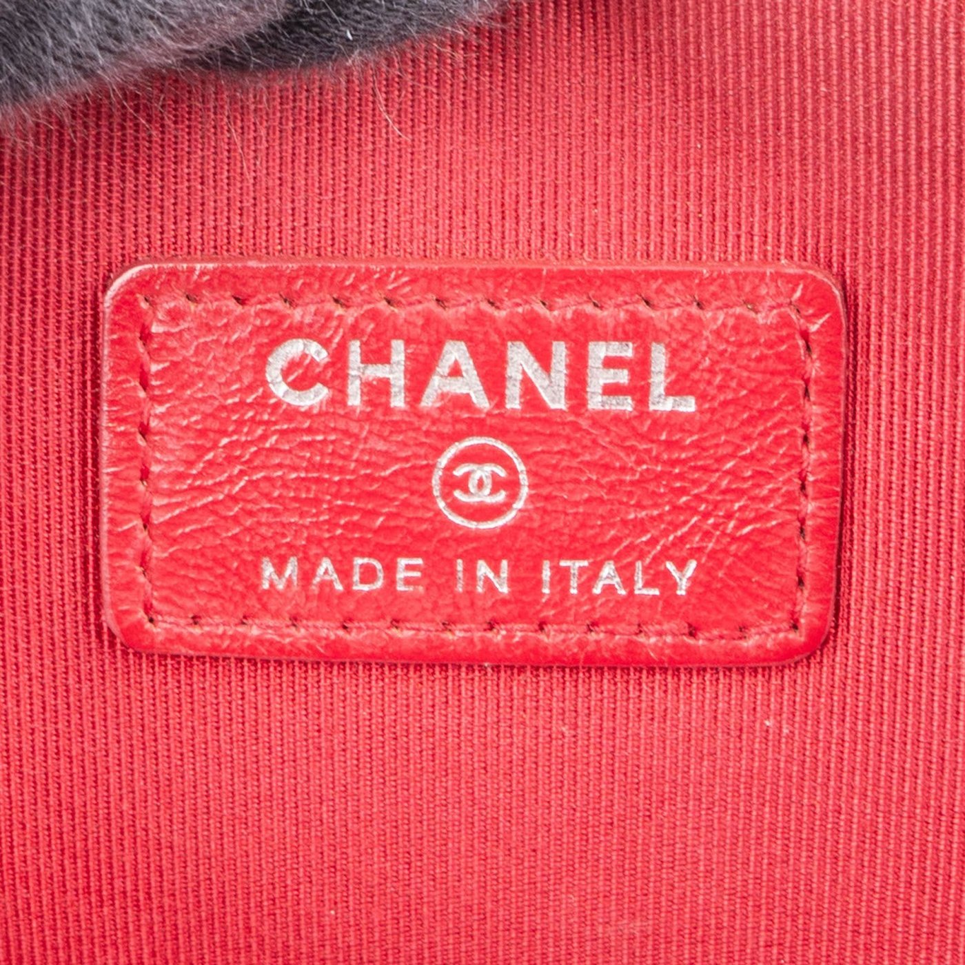 Chanel Tweed & Leather Gabrielle Clutch Bag
