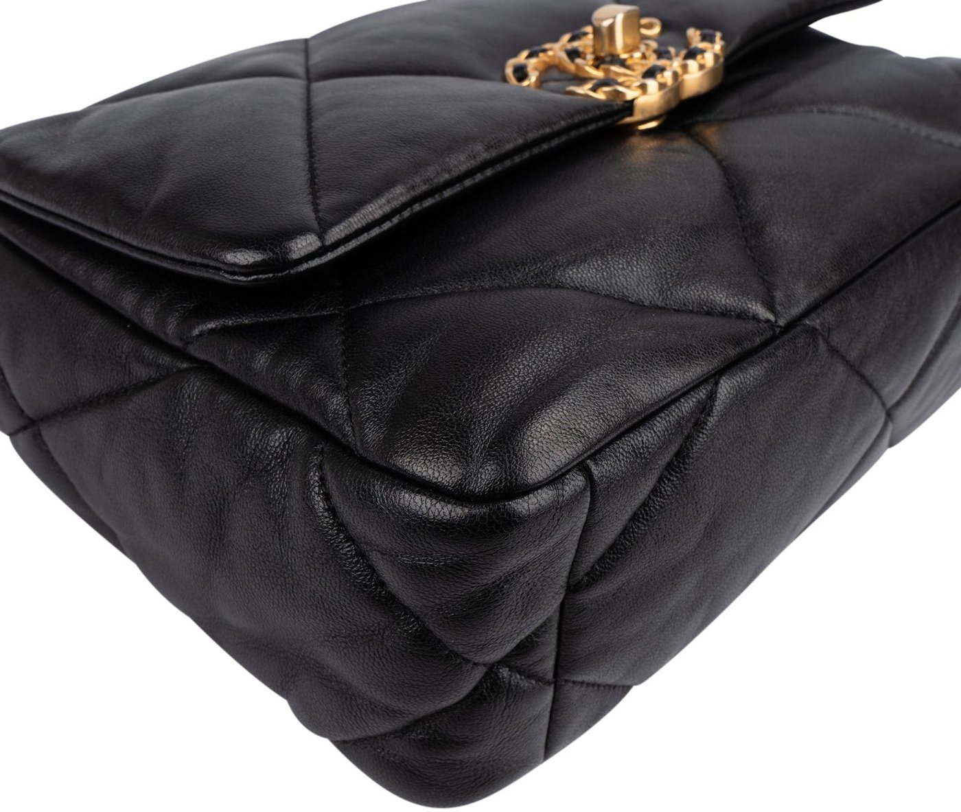 Chanel 19 Quilted Lambskin Medium Single Flap Crossbody Bag