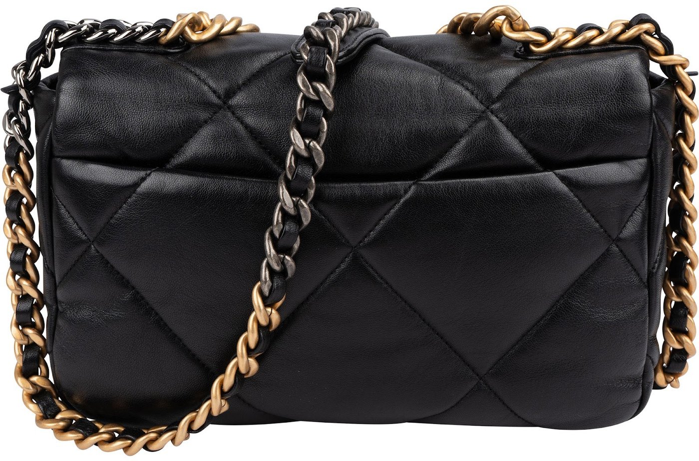 Chanel 19 Quilted Lambskin Medium Single Flap Crossbody Bag