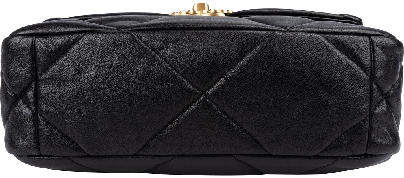 Chanel 19 Quilted Lambskin Medium Single Flap Crossbody Bag