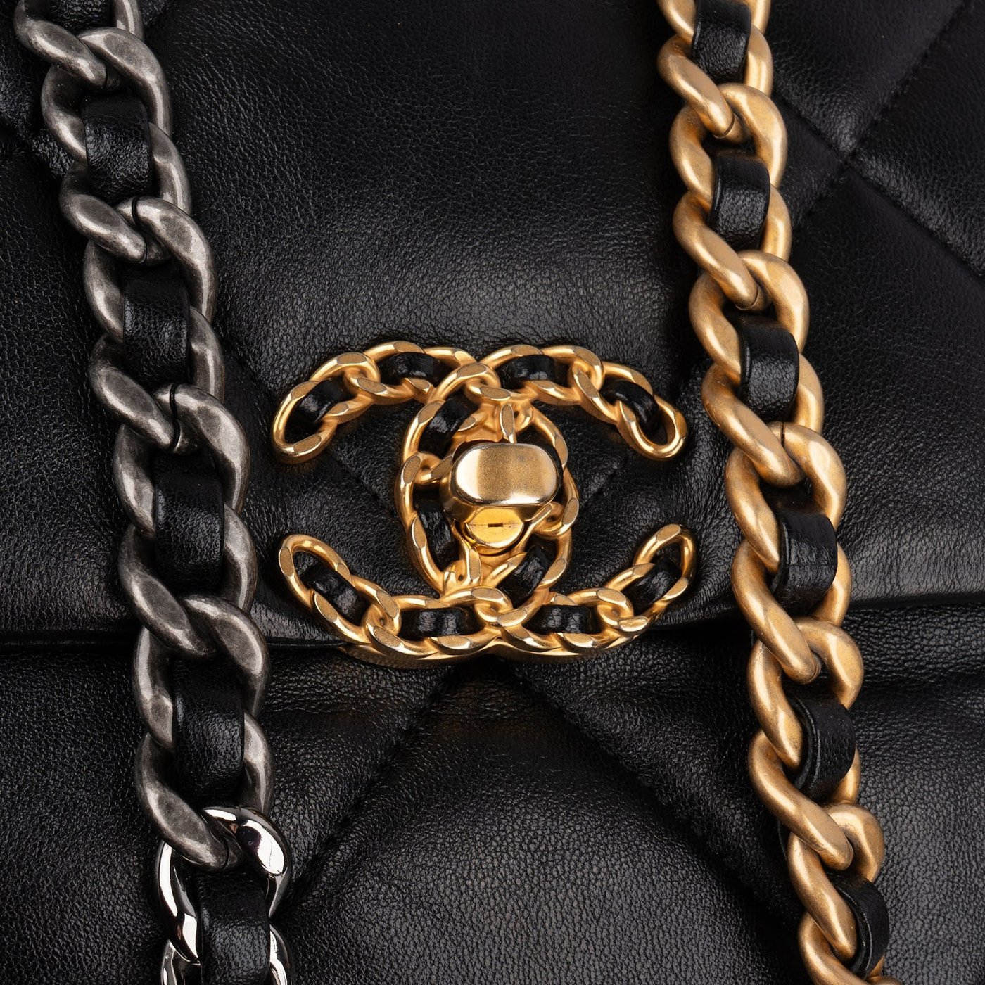 Chanel 19 Quilted Lambskin Medium Single Flap Crossbody Bag