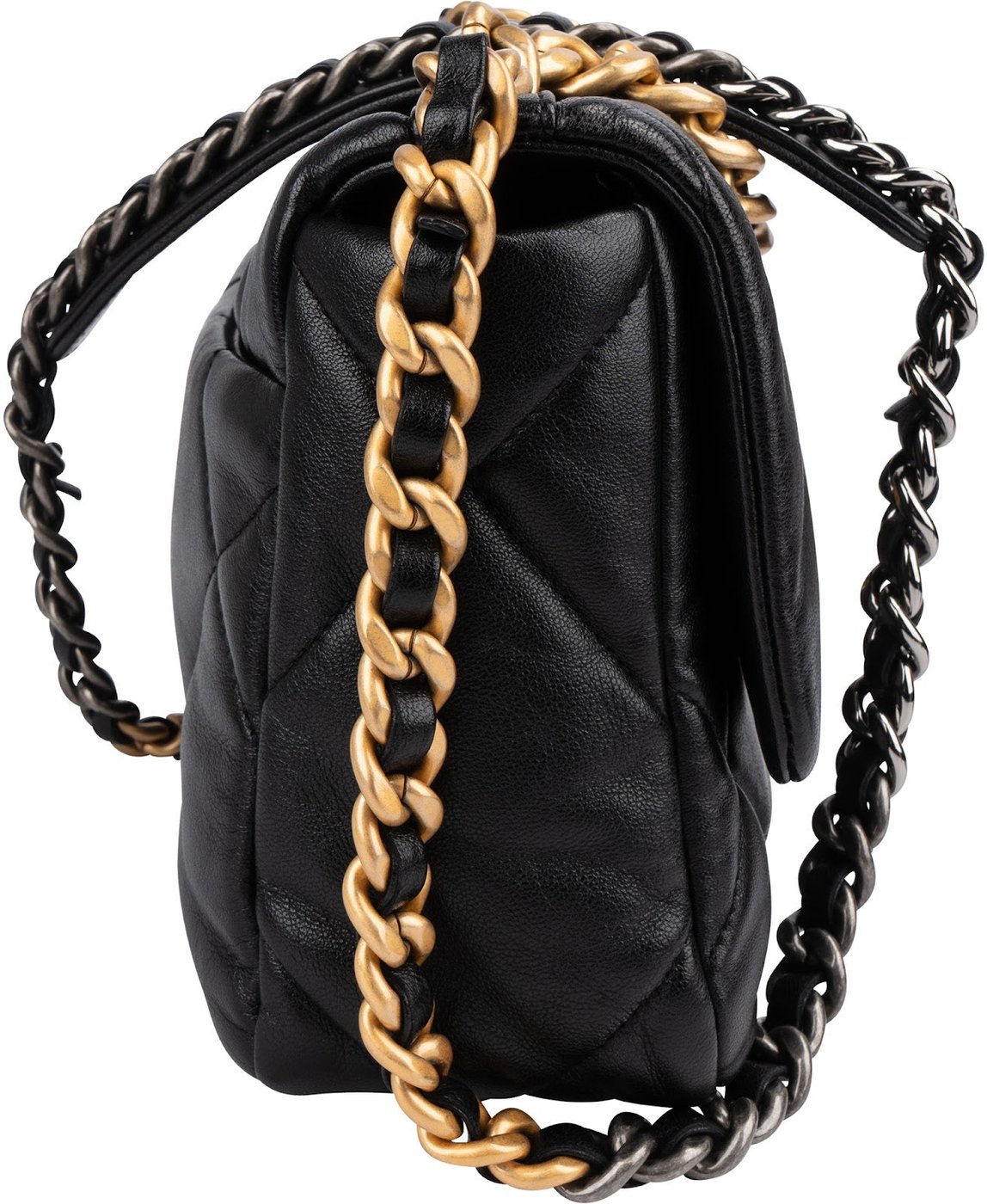 Chanel 19 Quilted Lambskin Medium Single Flap Crossbody Bag