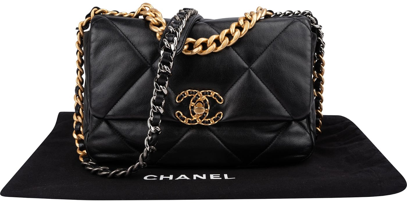 Chanel 19 Quilted Lambskin Medium Single Flap Crossbody Bag