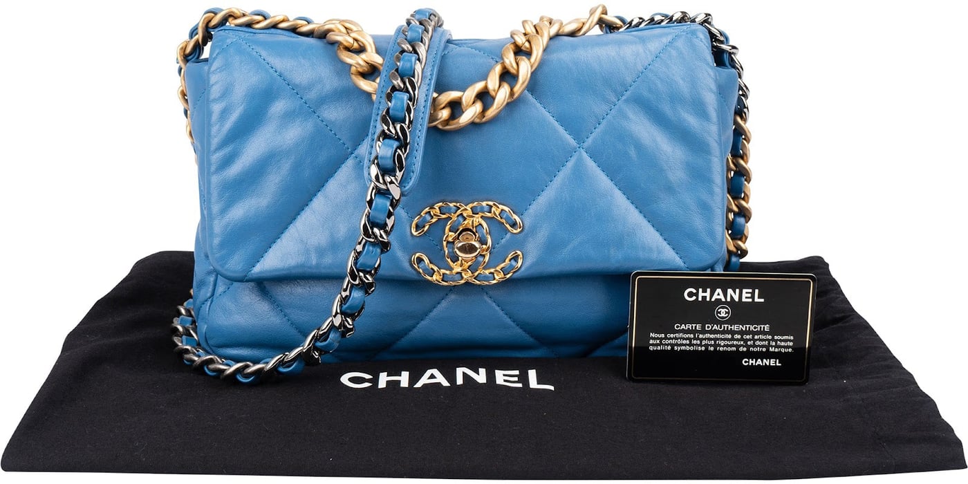 Chanel 19 Quilted Lambskin Single Flap Crossbody Bag
