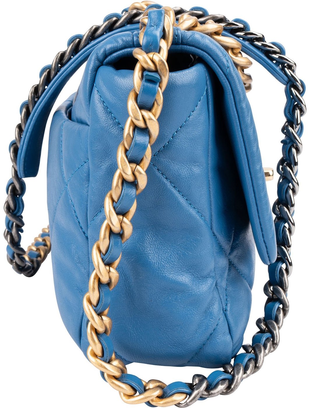 Chanel 19 Quilted Lambskin Single Flap Crossbody Bag