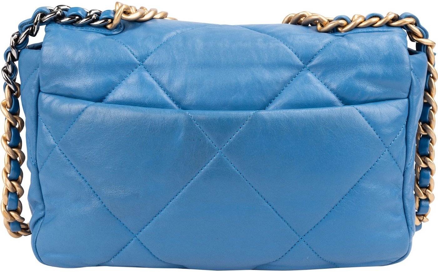 Chanel 19 Quilted Lambskin Single Flap Crossbody Bag