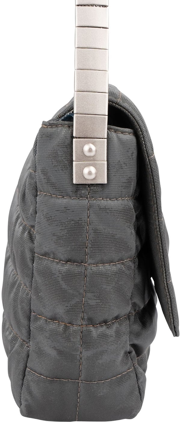 Chanel Limited Nylon Chocolate Bar Flap Shoulder Bag