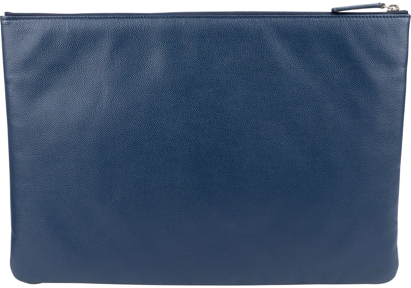 Chanel Grained Calfskin Studded O Clutch Bag