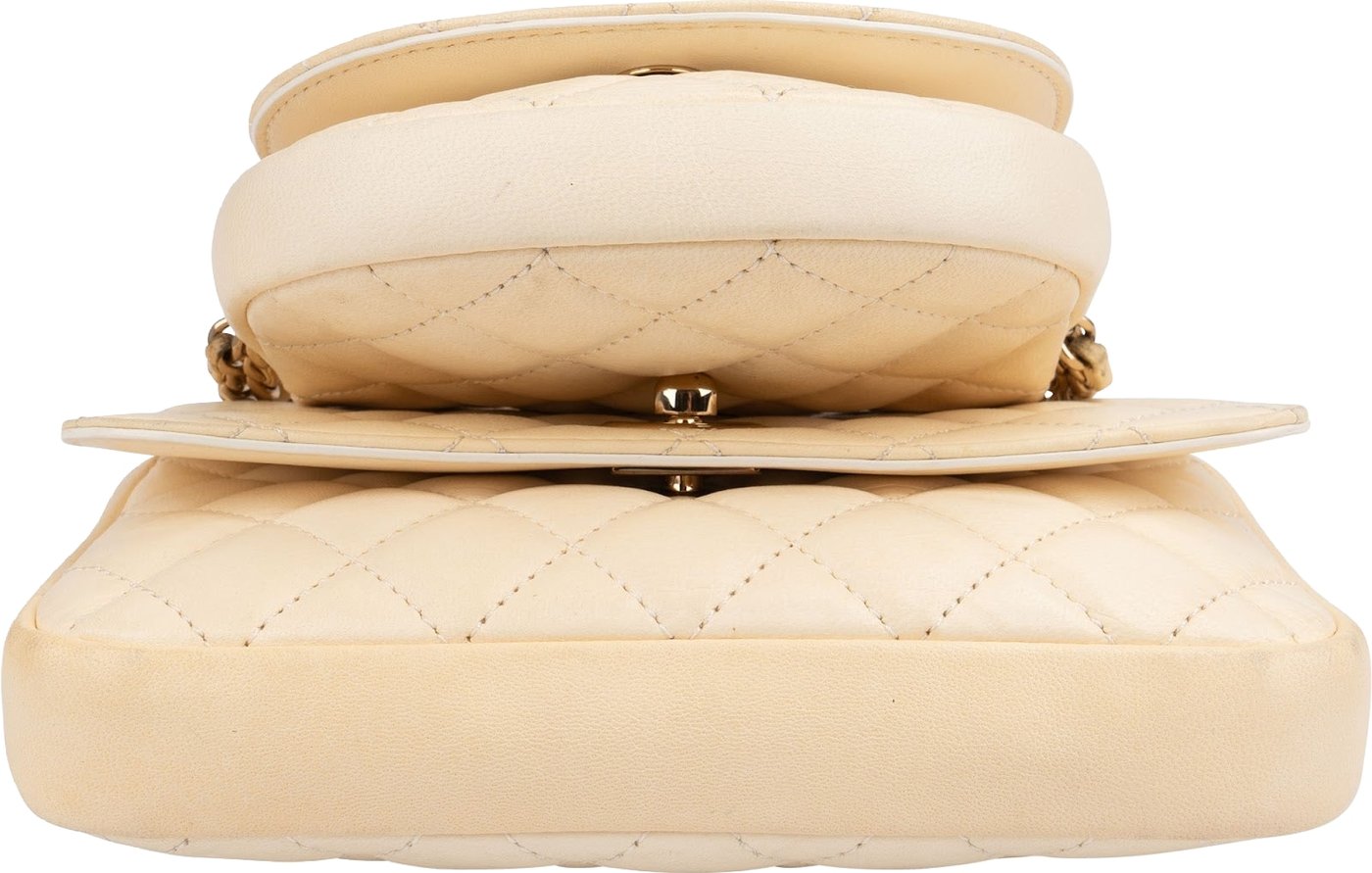 Chanel Quilted Lambskin Multi-Pochette Small Single Flap Crossbody Bag
