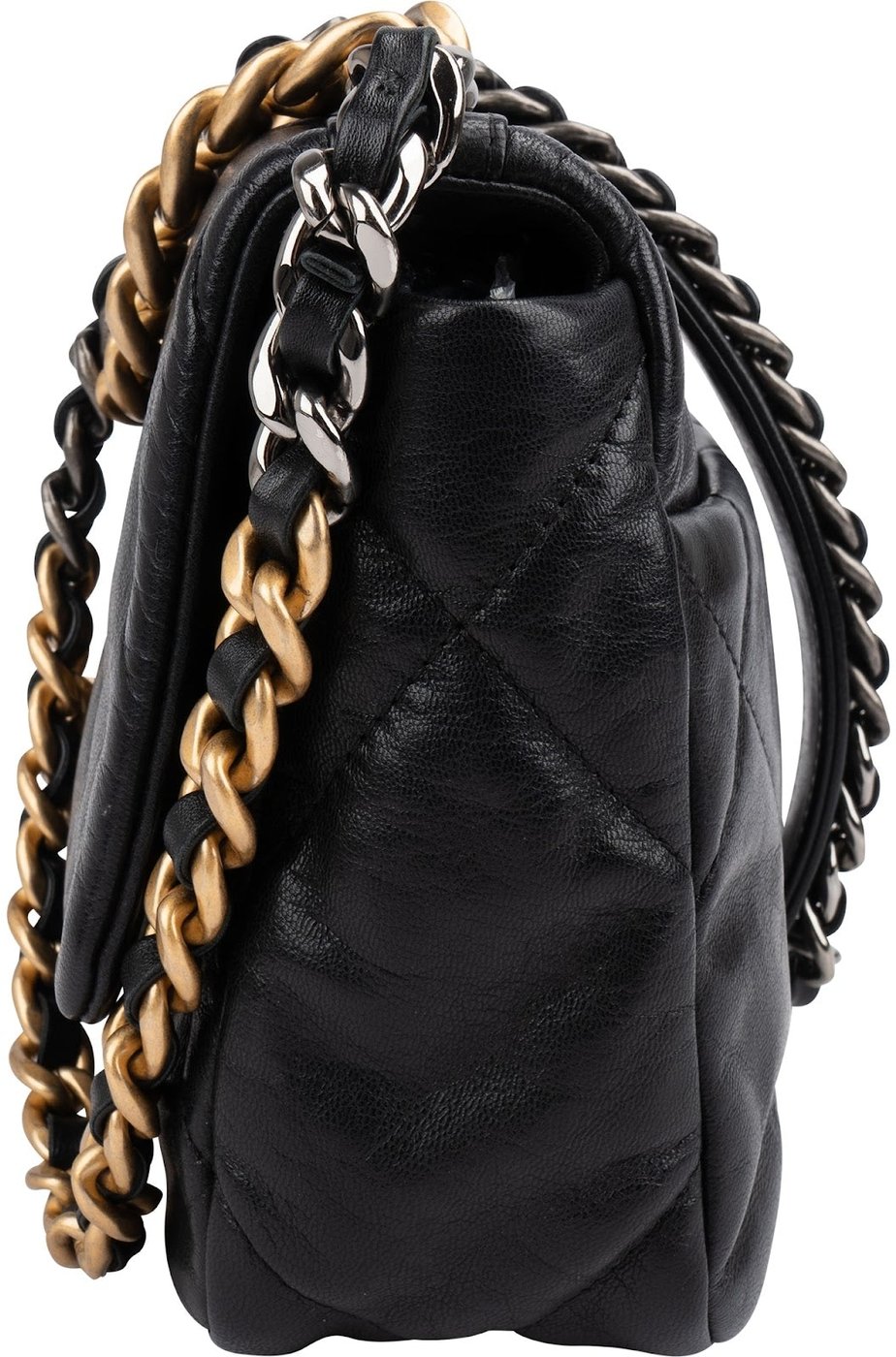 Chanel 19 Quilted Lambskin Medium Single Flap Crossbody Bag