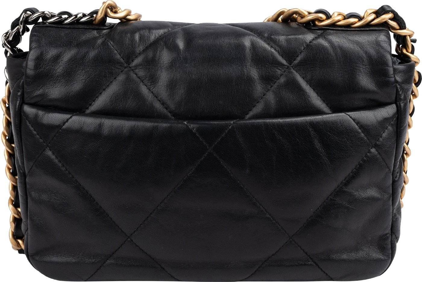 Chanel 19 Quilted Lambskin Medium Single Flap Crossbody Bag