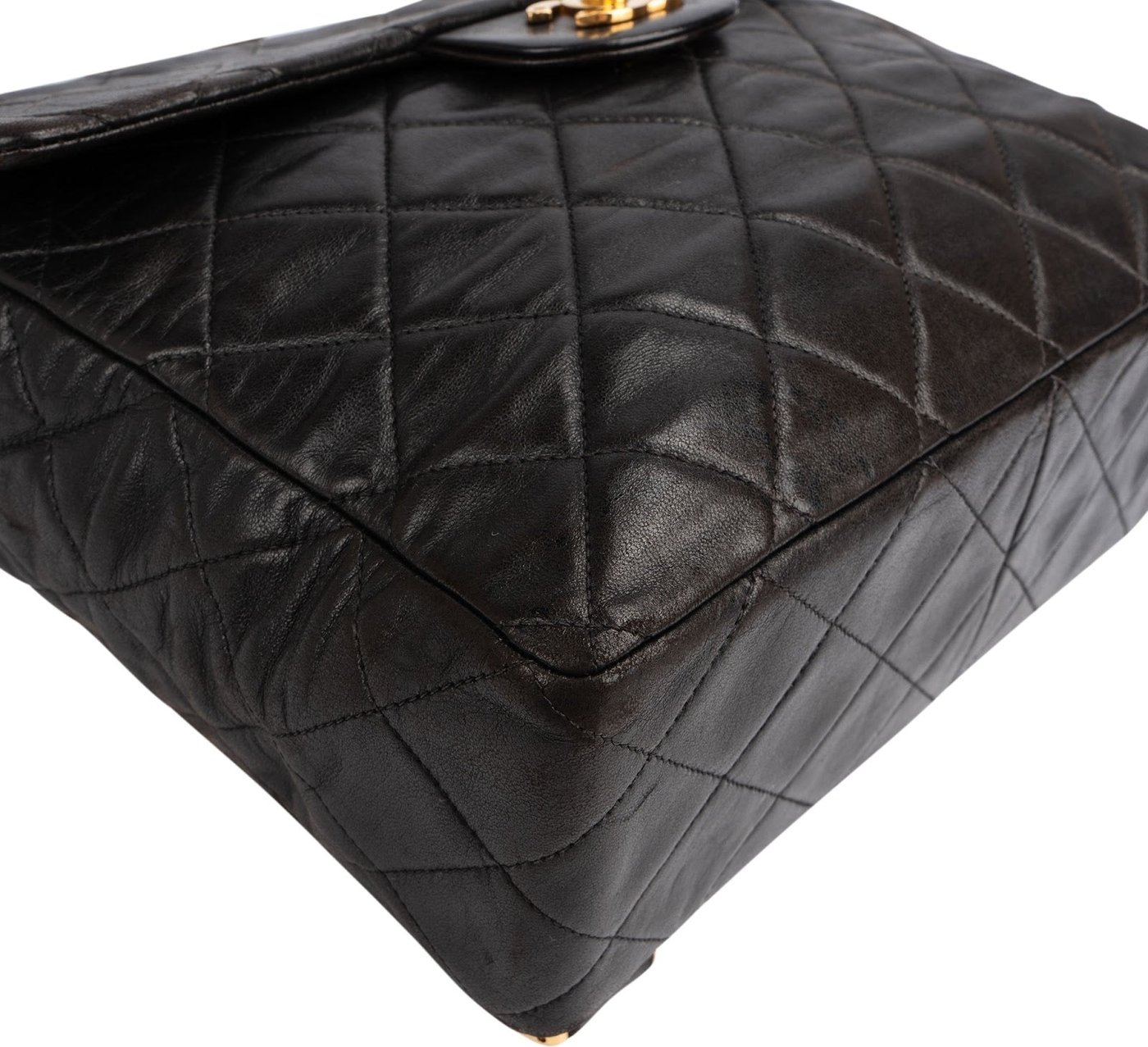 Chanel Quilted Lambskin 24K Gold Small Single Flap Backpack