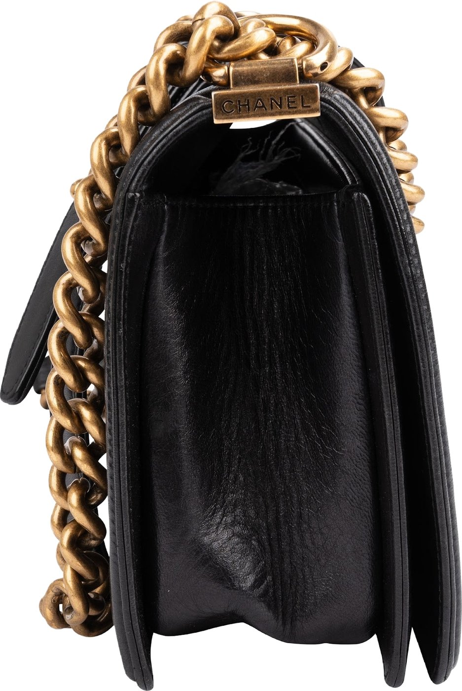 Chanel Quilted Lambskin Medium Boy Crossbody Bag