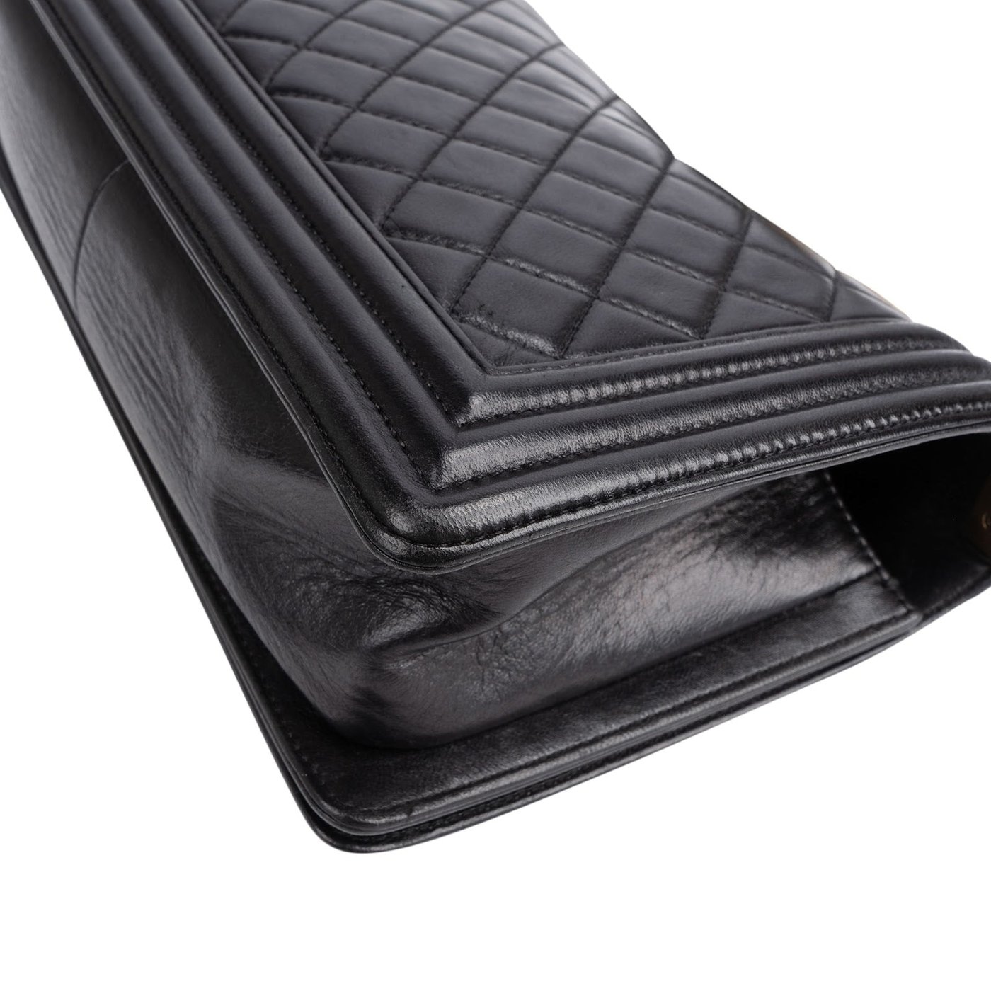 Chanel Quilted Lambskin Medium Boy Crossbody Bag