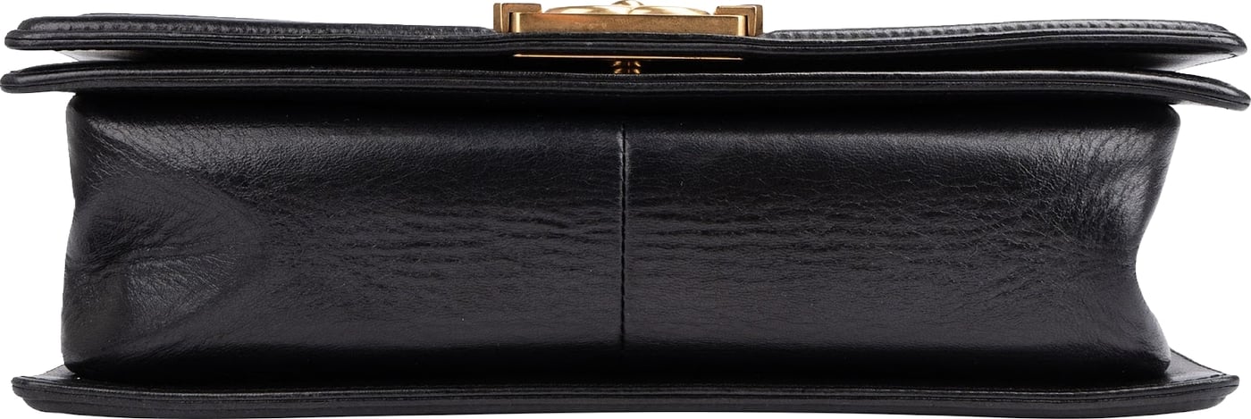 Chanel Quilted Lambskin Medium Boy Crossbody Bag