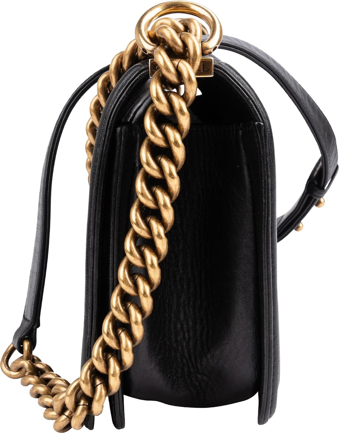 Chanel Quilted Lambskin Medium Boy Crossbody Bag