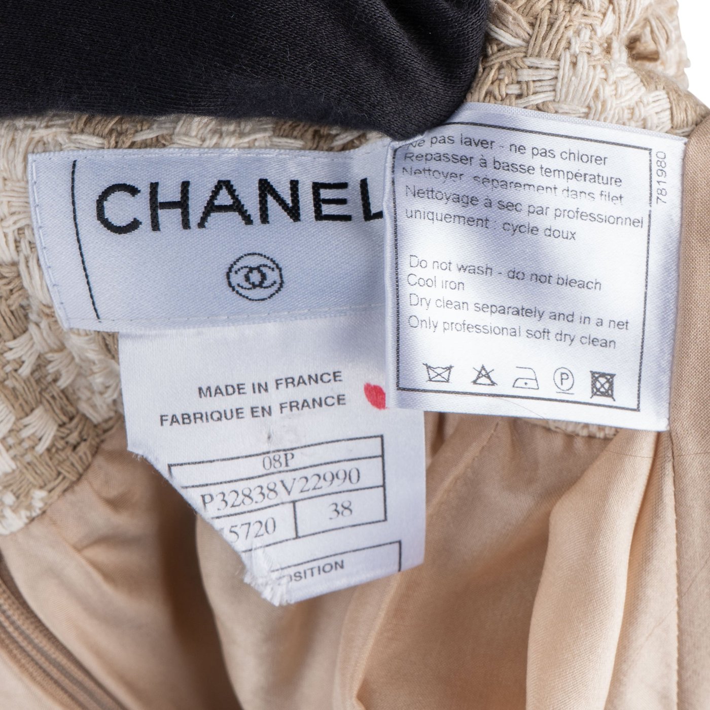 Chanel Wool Tweed Skirt (D36 / FR38)