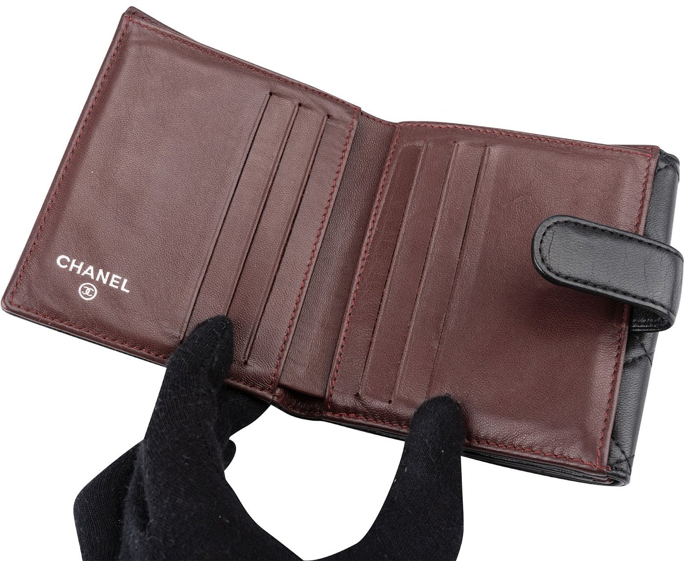 Chanel Quilted Lambskin Small Flap Wallet