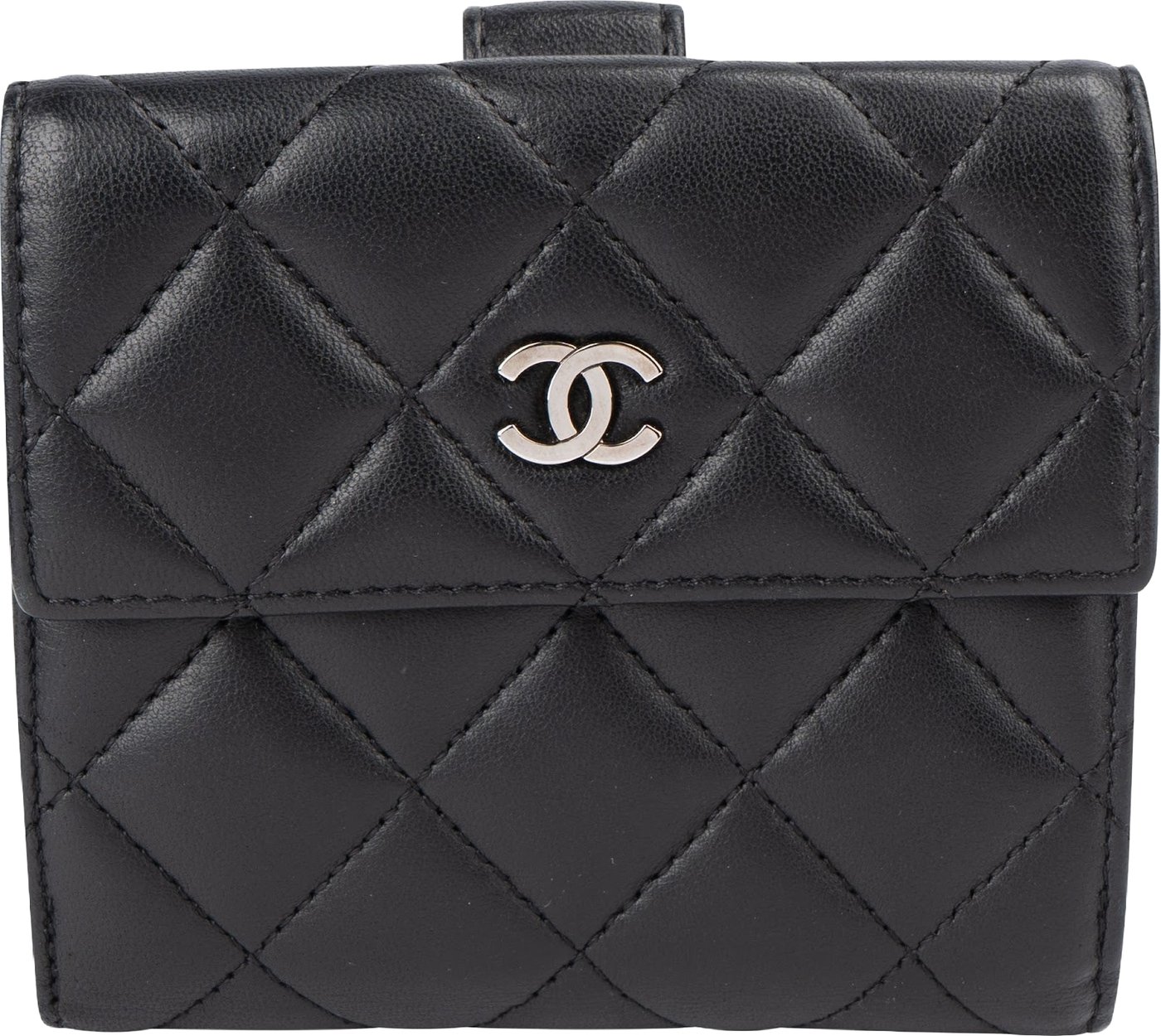 Chanel Quilted Lambskin Small Flap Wallet