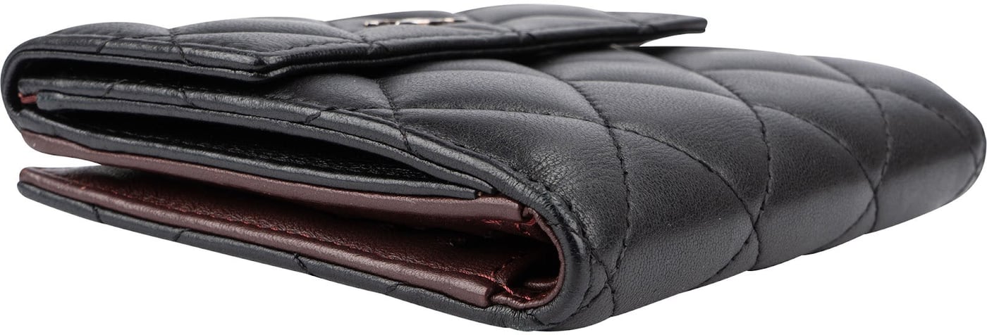 Chanel Quilted Lambskin Small Flap Wallet