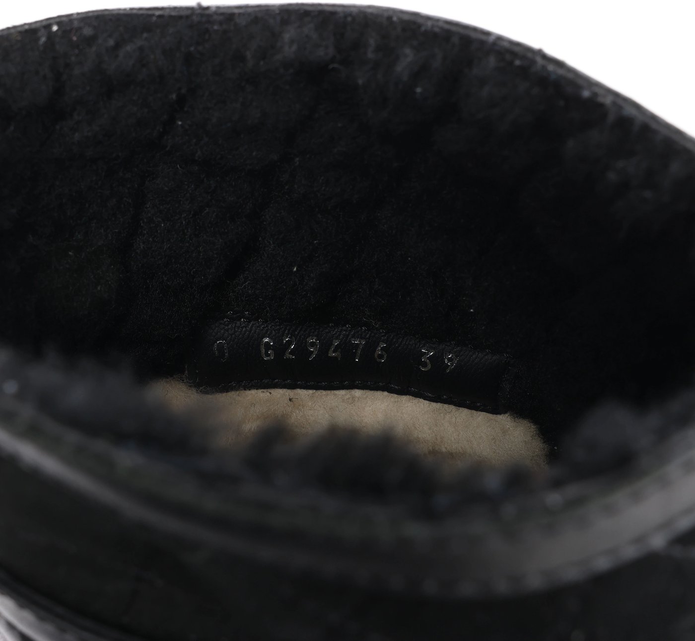 Chanel Coco Mark Matelasse Leather & Suede Boots 39 Ladies' Black G29476 Boa fluff