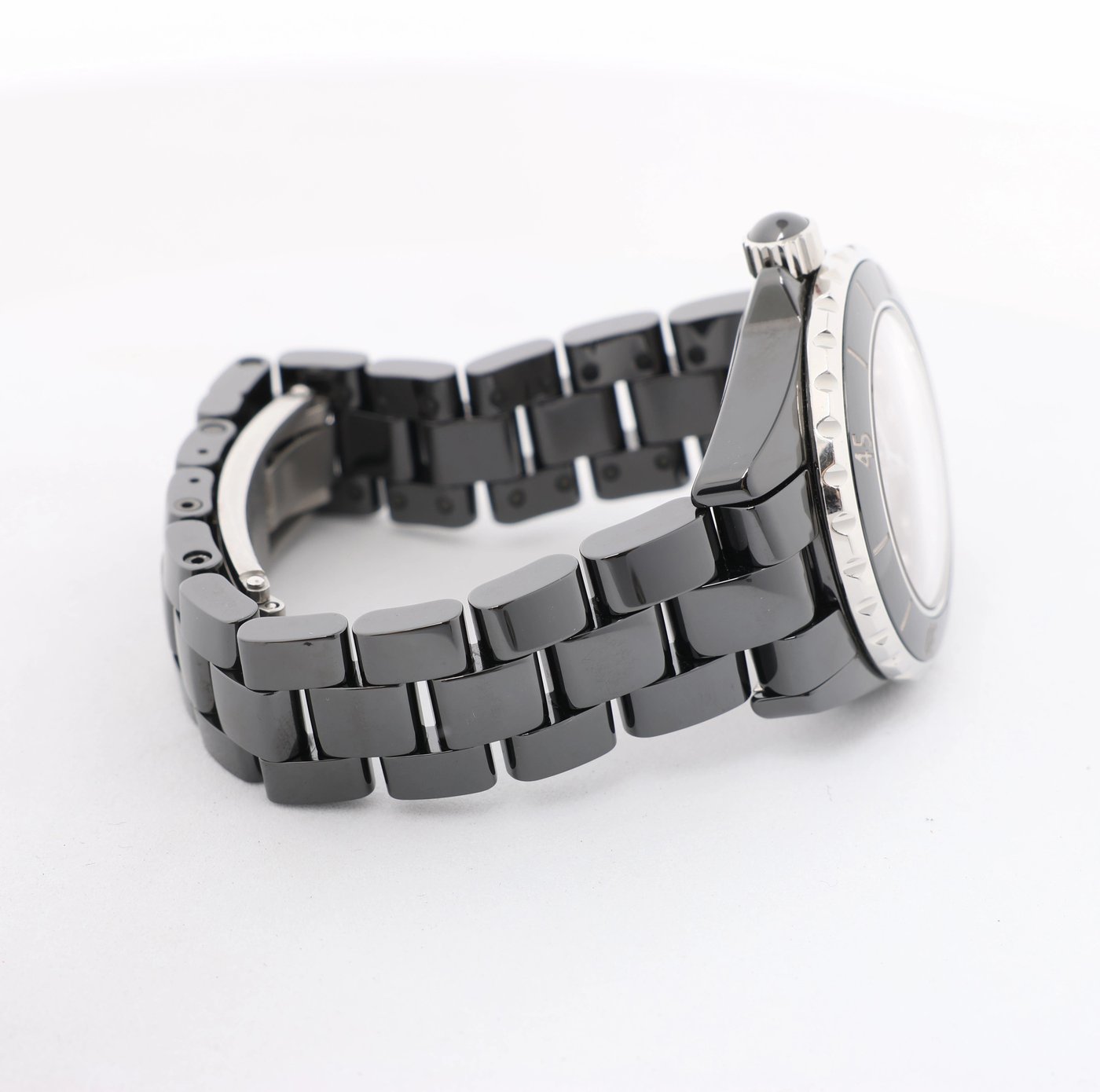 Chanel J12 H1625 JS.21364 CE×SS Quartz Watch with Black Dial