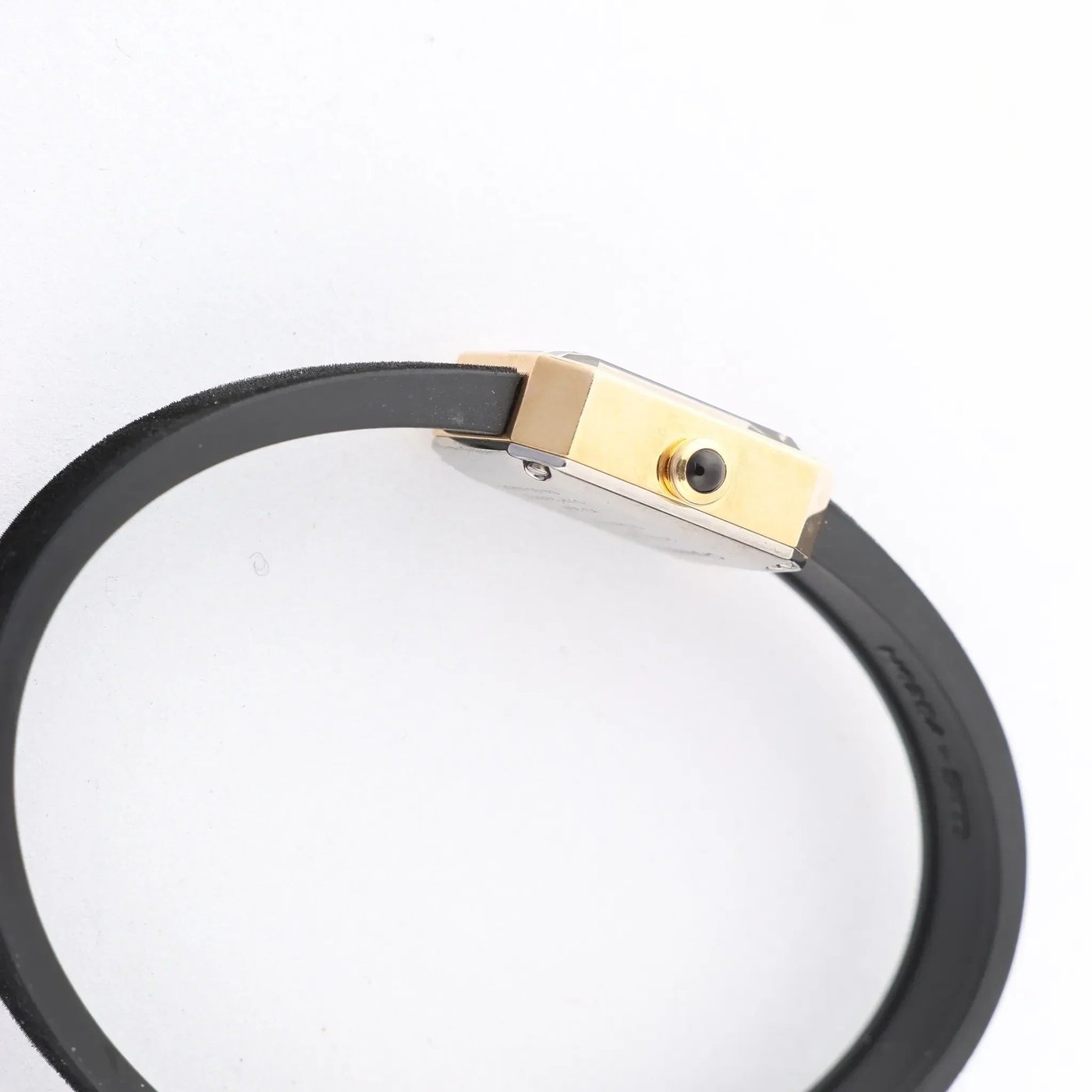 Chanel Premiere H6125 TI 750(YG) Rubber AT Black Dial Watch