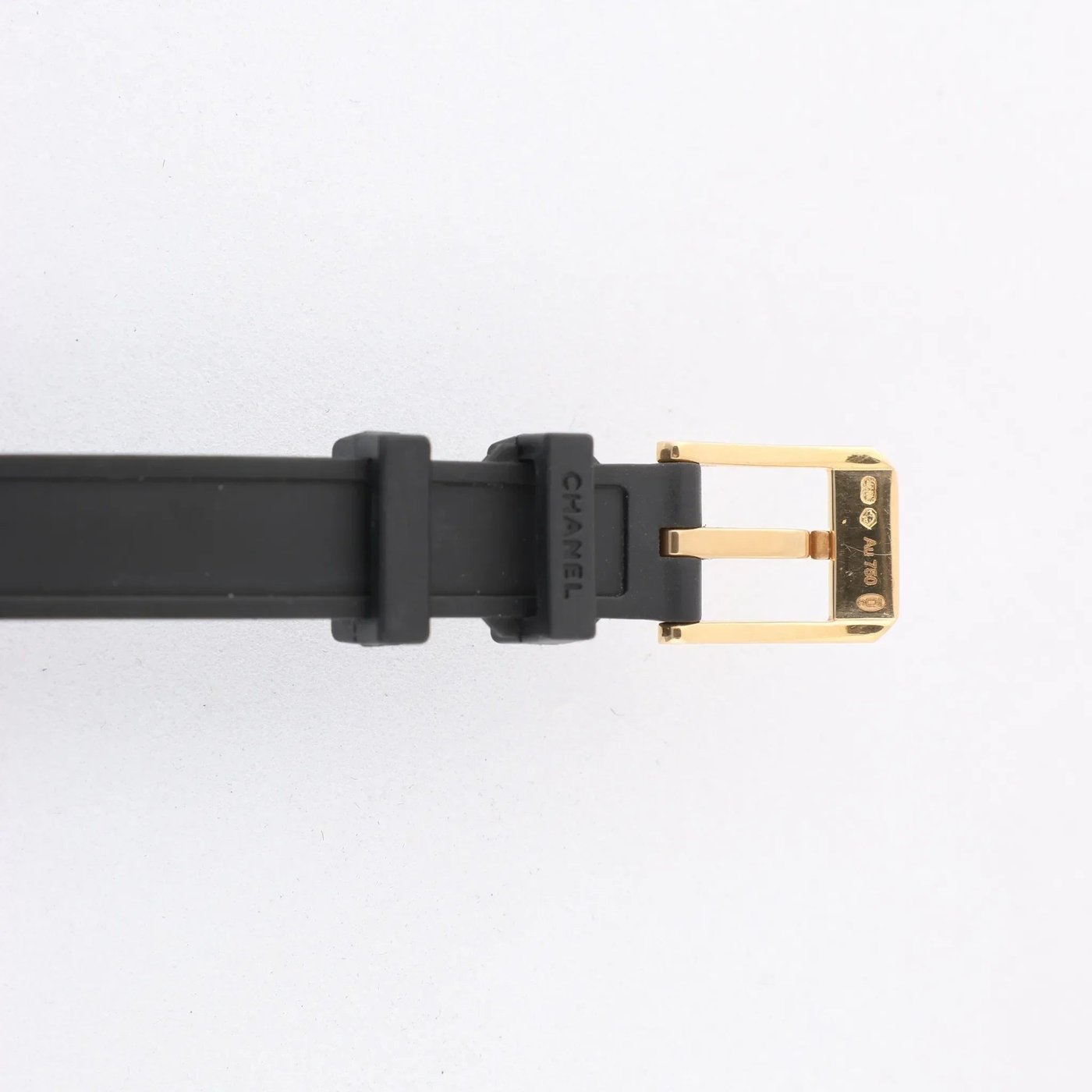Chanel Premiere H6125 TI 750(YG) Rubber AT Black Dial Watch