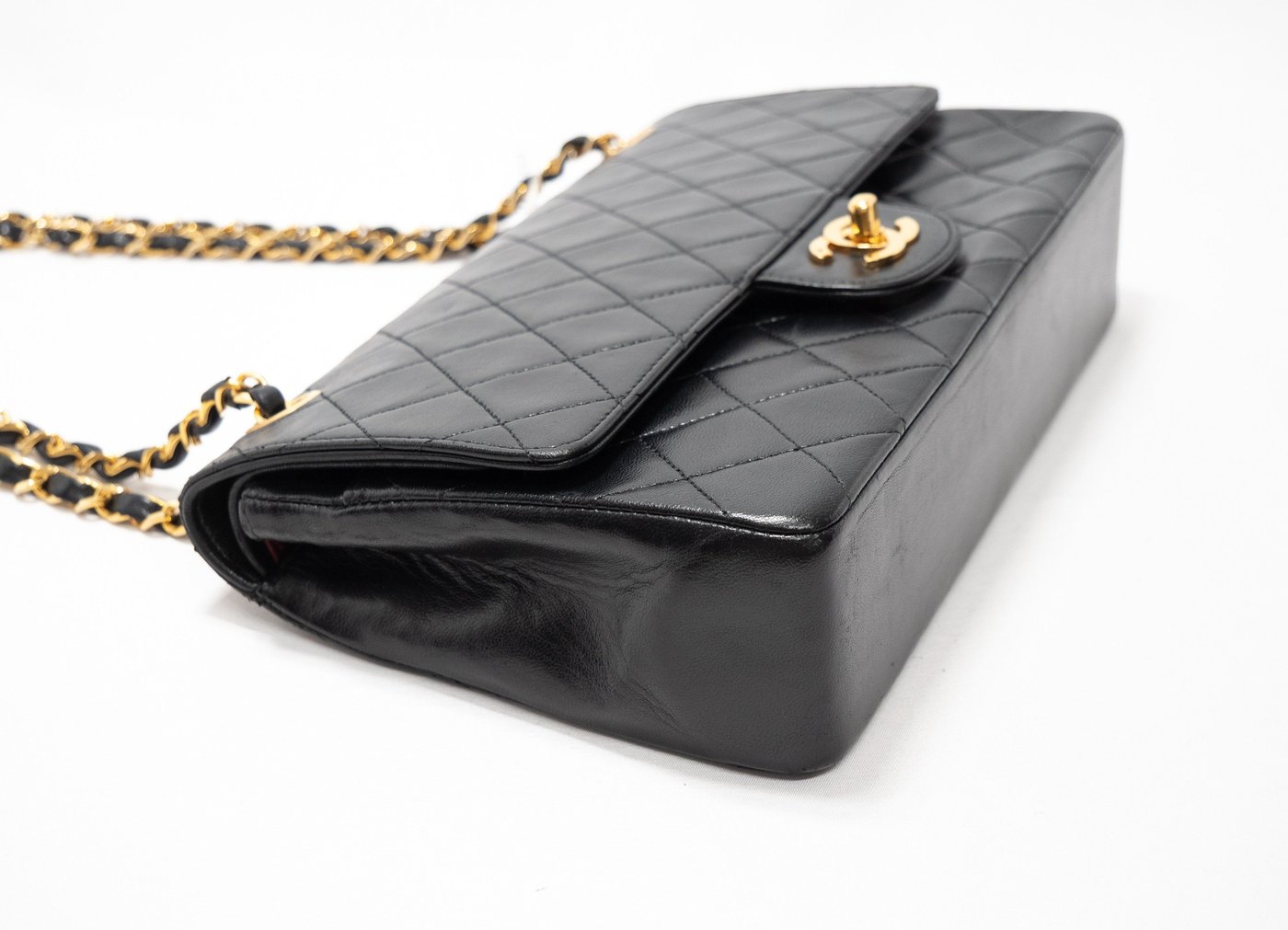 Chanel Vintage Classic Double Flap Quilted Lambskin Medium