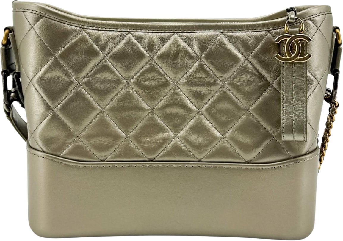 Chanel Gabrielle Quilted Aged Calfskin Small