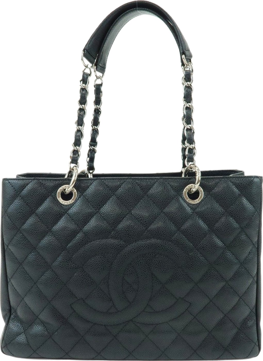 Chanel Grand Shopping Quilted Caviar XL