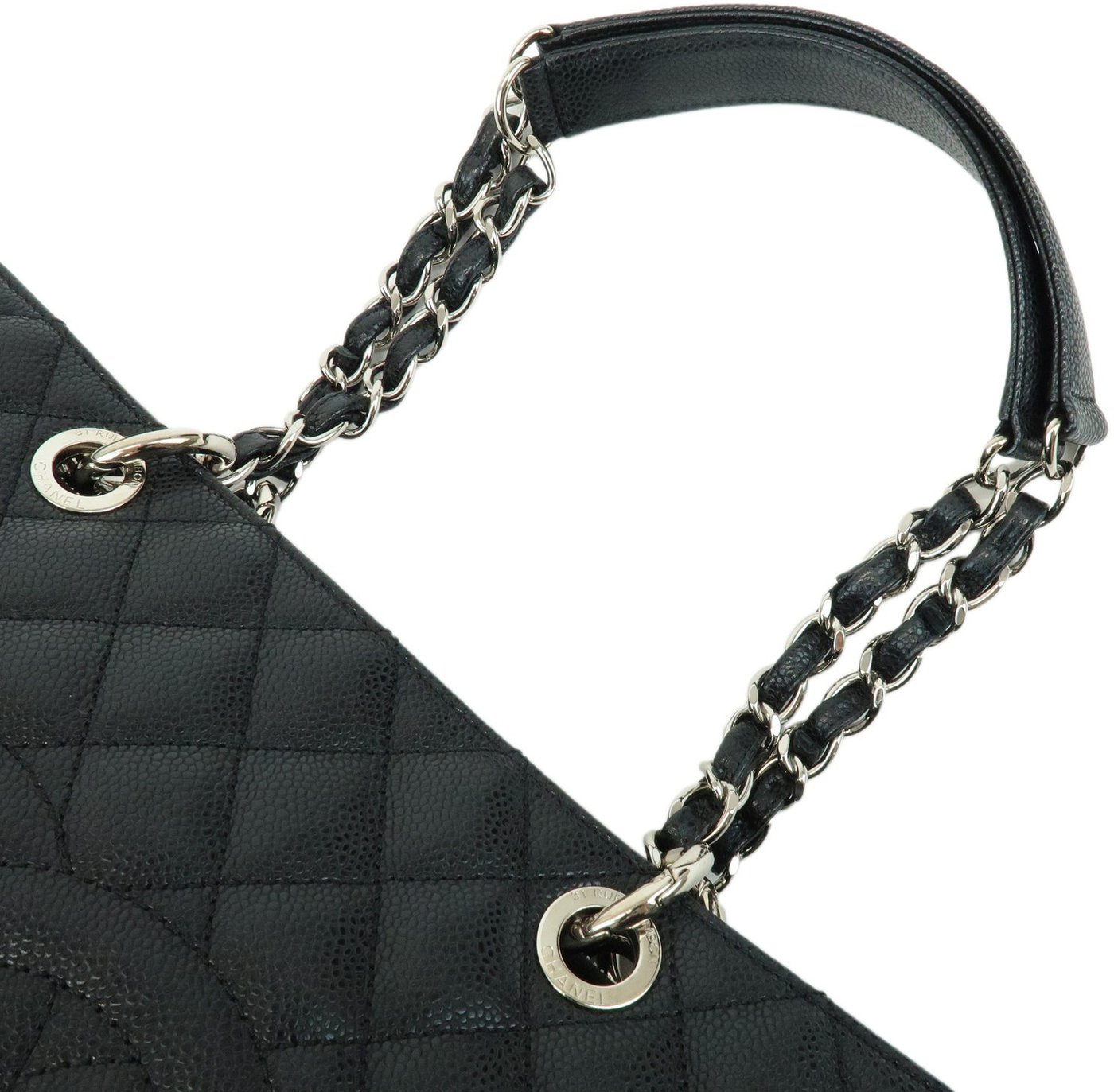 Chanel Grand Shopping Quilted Caviar XL