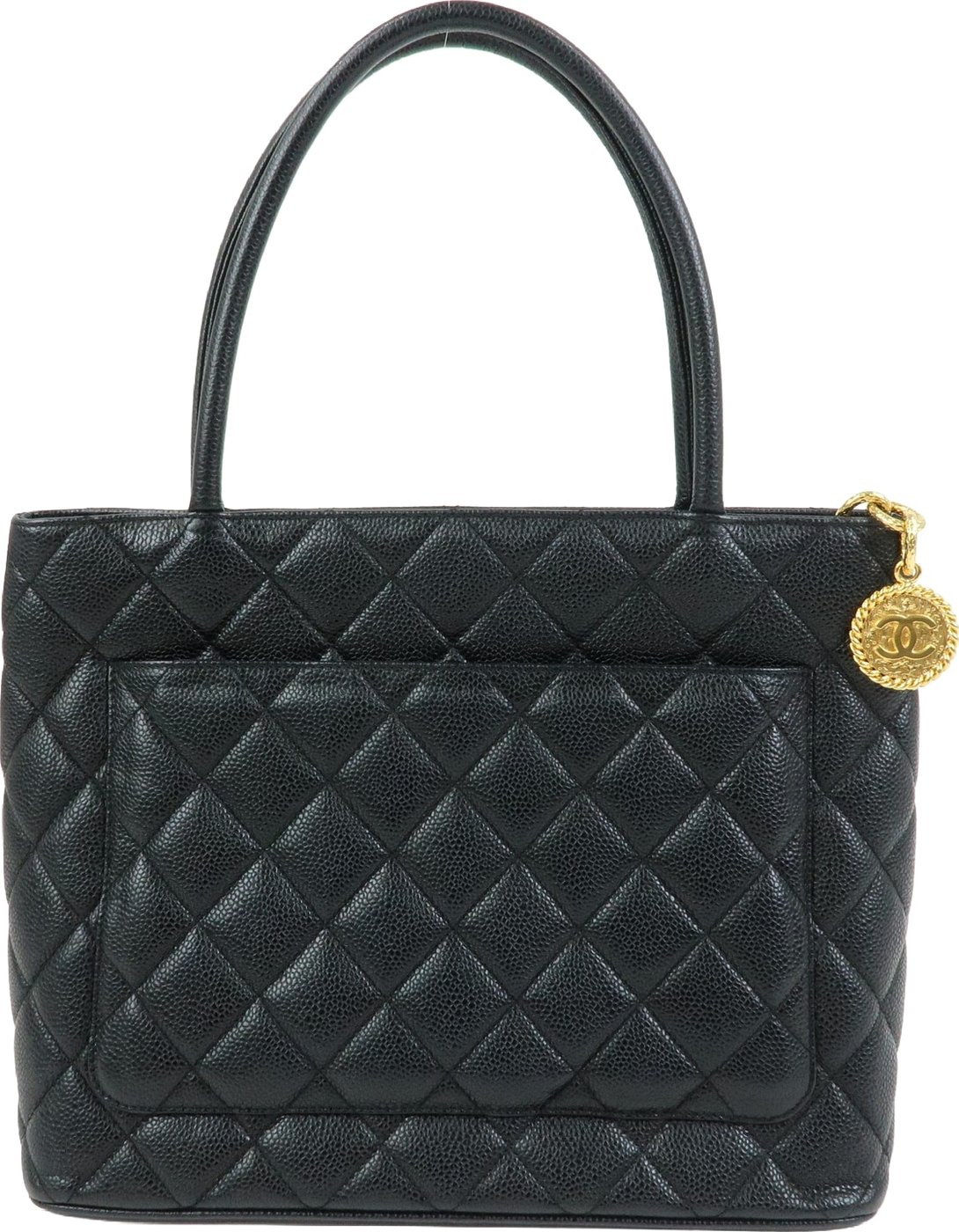 Chanel Medallion Quilted Caviar